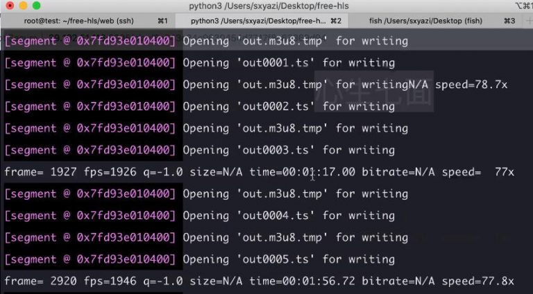 Free-HLS – 10分钟搭建一款属于自己的视频床